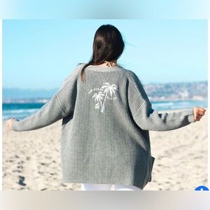The Beach People The Twin Palms Cardigan Size M/L